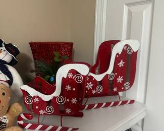 Sleigh decor