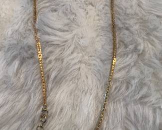 gold necklace