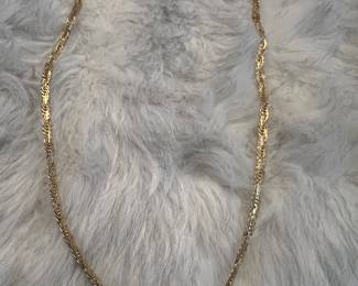 gold necklace