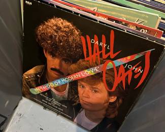 Records, including Hall and Oates 