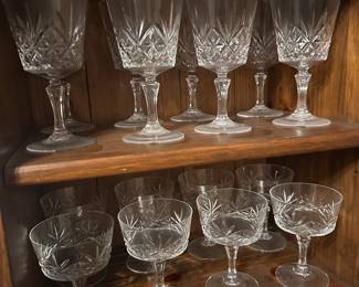 Crystal glass sets 
