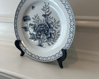 Antique French ironstone plate