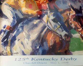 Kentucky Derby print from 1999