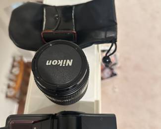 vintage Nikon camera equipment