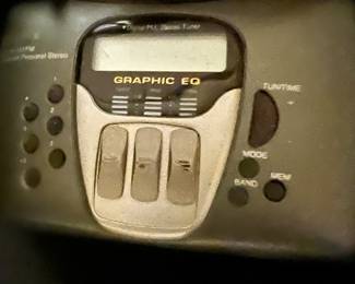 GPX personal cassette player and recorder with AM/FM radio