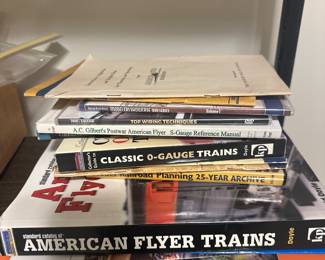 Train books and catalogs 