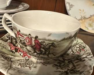 vintage Johnson Brothers Tally Ho cup and saucer set