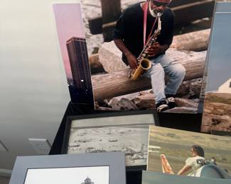 photographs and a sketch