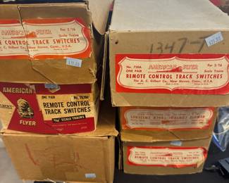 Remote control train track switches