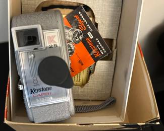vintage Keystone Capri K25 8mm movie camera