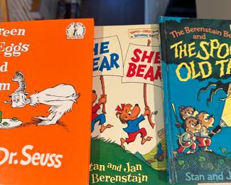 Dr. Seuss and Berenstain Bears books for children