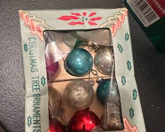 Christmas ornaments and decor - vintage