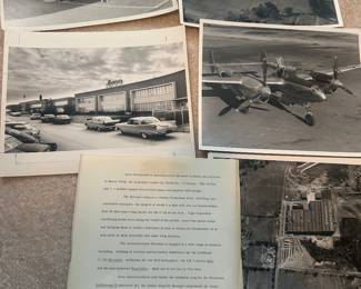 airplane prints in black and white