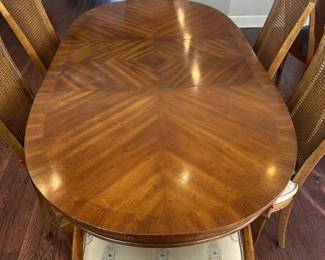 Dining chairs and table