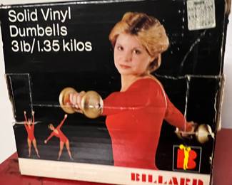 Billard solid vinyl dumbbells 