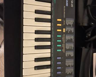 vintage Casio SA-20 Tone Bank mini keyboard