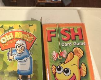 Card Games including Go Fish and Old Maid