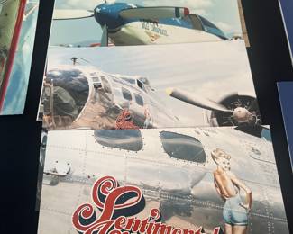 Prints featuring the B-17 Flying Fortress aircraft named "Sentimental Journey