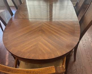 Dining chairs and table