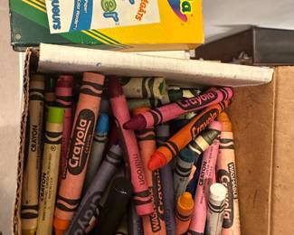 Crayola crayons and markers