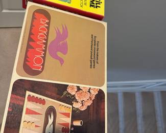 Board games, including Operation and Backgammon