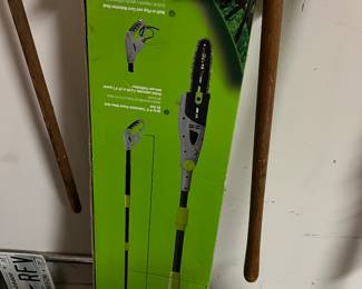 Greenworks cordless electric pole saw