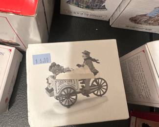 Department 56 Heritage Village Collection "Johnson's Grocery...Holiday Deliveries" accessory figurine