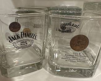 Jack Daniel’s collectible drinking glasses 