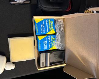 lithium battery and charger for video camera