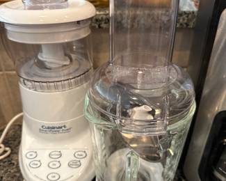 Cuisinart food chopper, various kitchen tools