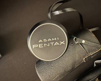 vintage Asahi Pentax metal slip-on lens cap
