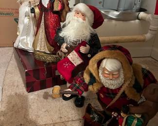 Santa figures