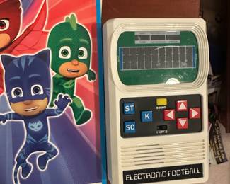 vintage Electronic Football handheld game console