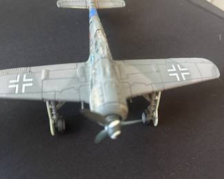diecast model of a German Focke-Wulf Fw 190 fighter plane