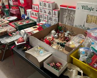 Christmas decorations and ornaments