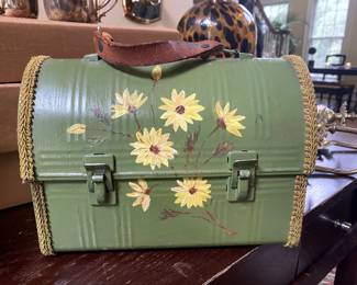 Hand painted lunch box