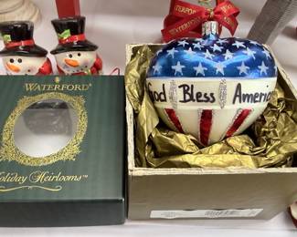 Waterford Christmas ornament