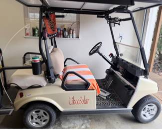 Solar powered golf Cart