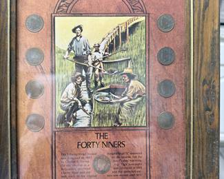 Liberty head nickel framed  the 49ers 1904 1901 1903