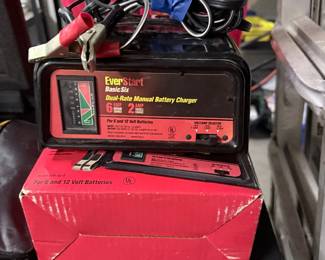 ever start manual battery charger $25