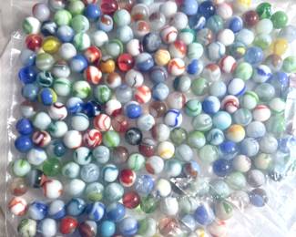 Several Bags of Vintage Marbles