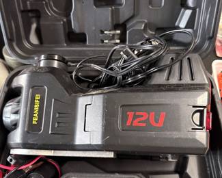 12 V portable air compressor $40