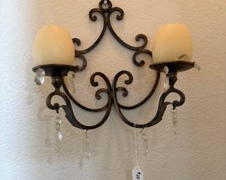 4 wall sconces