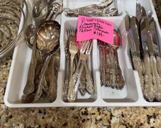 Michaelangelo pattern Silverplate