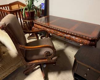 Office desk with chair