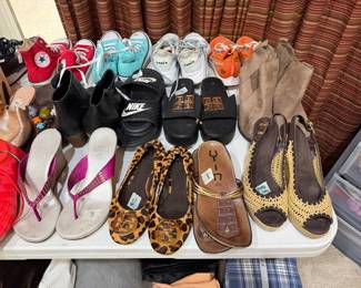 Lots of womens shoes, size 8 and 8.5