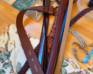 Genuine leather belts