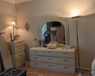 Post Modern Dresser W Mirror 