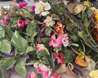 Artificial faux silk fake flowers