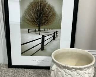 Framed Art Print Solitude by David Lorenz Winston  McCoy Planter